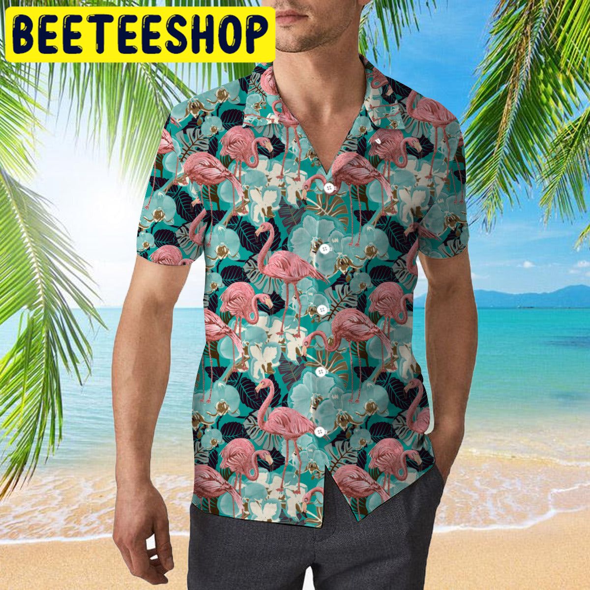 Today Im Just Flamazing Flamingo Tropical Hawaiian Shirt Today Im Just Flamazing Flamingo Tropical Hawaiian Shirt