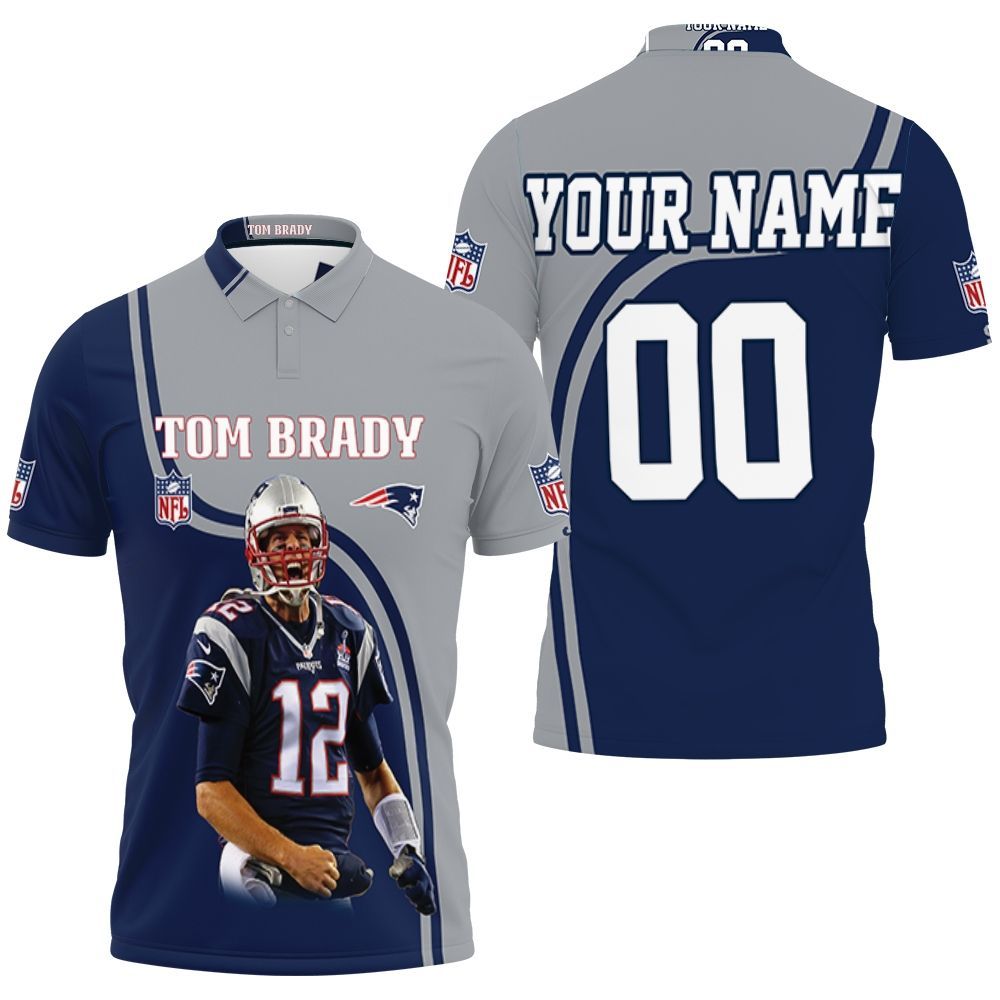Tom Brady 12 New England Patriots Highlight Career Signatures Personalized 3D All Over Print Polo Shirt Tom Brady 12 New England Patriots Highlight Career Signatures Personalized 3D All Over Print Polo Shirt