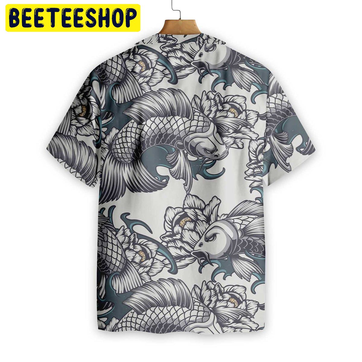 Traditional Floral Fish Trending Hawaiian Shirt Traditional Floral Fish Trending Hawaiian Shirt