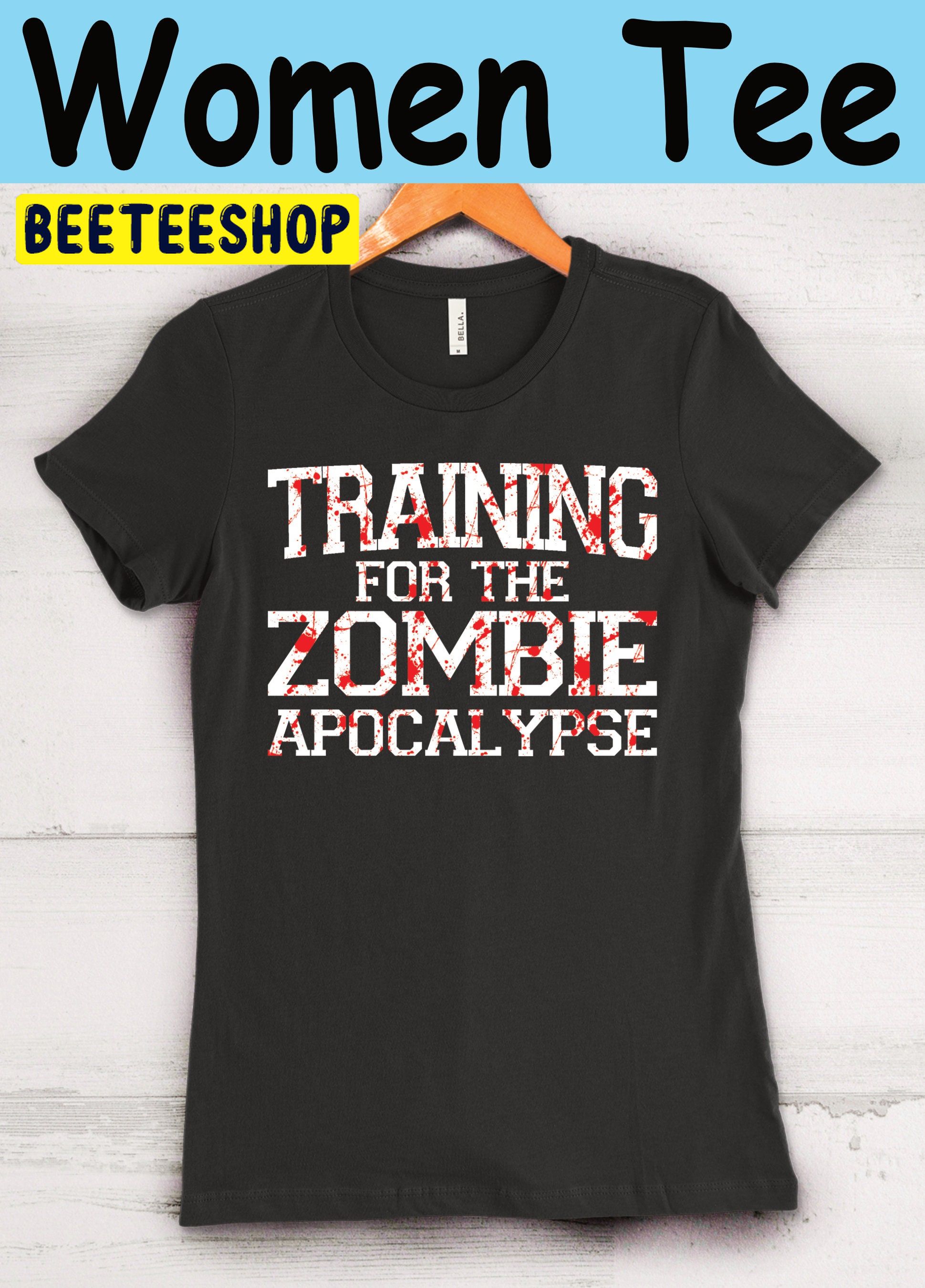 Training For The Zombie Apocalypse Halloween Trending Unisex Shirt