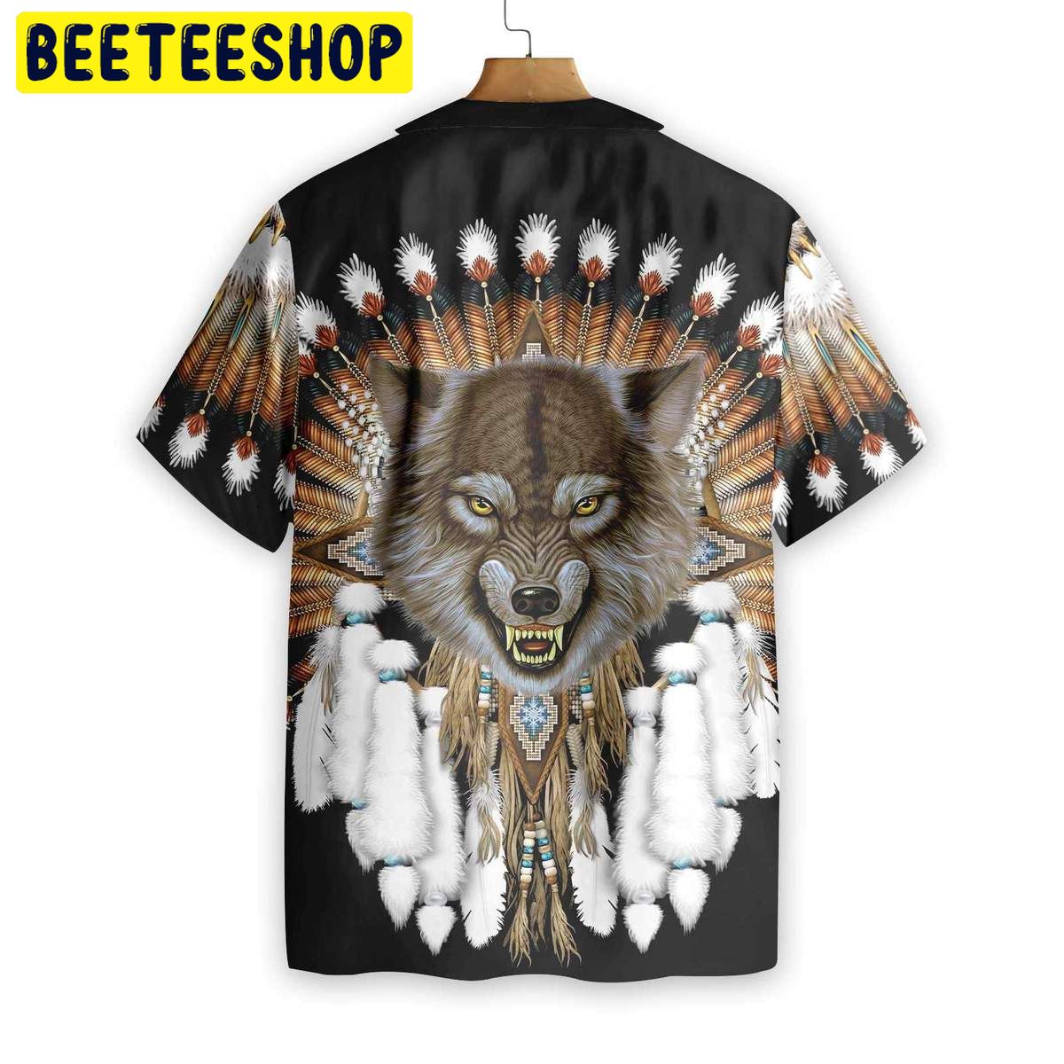 Tribal Angry Wolf Trending Hawaiian Shirt Tribal Angry Wolf Trending Hawaiian Shirt