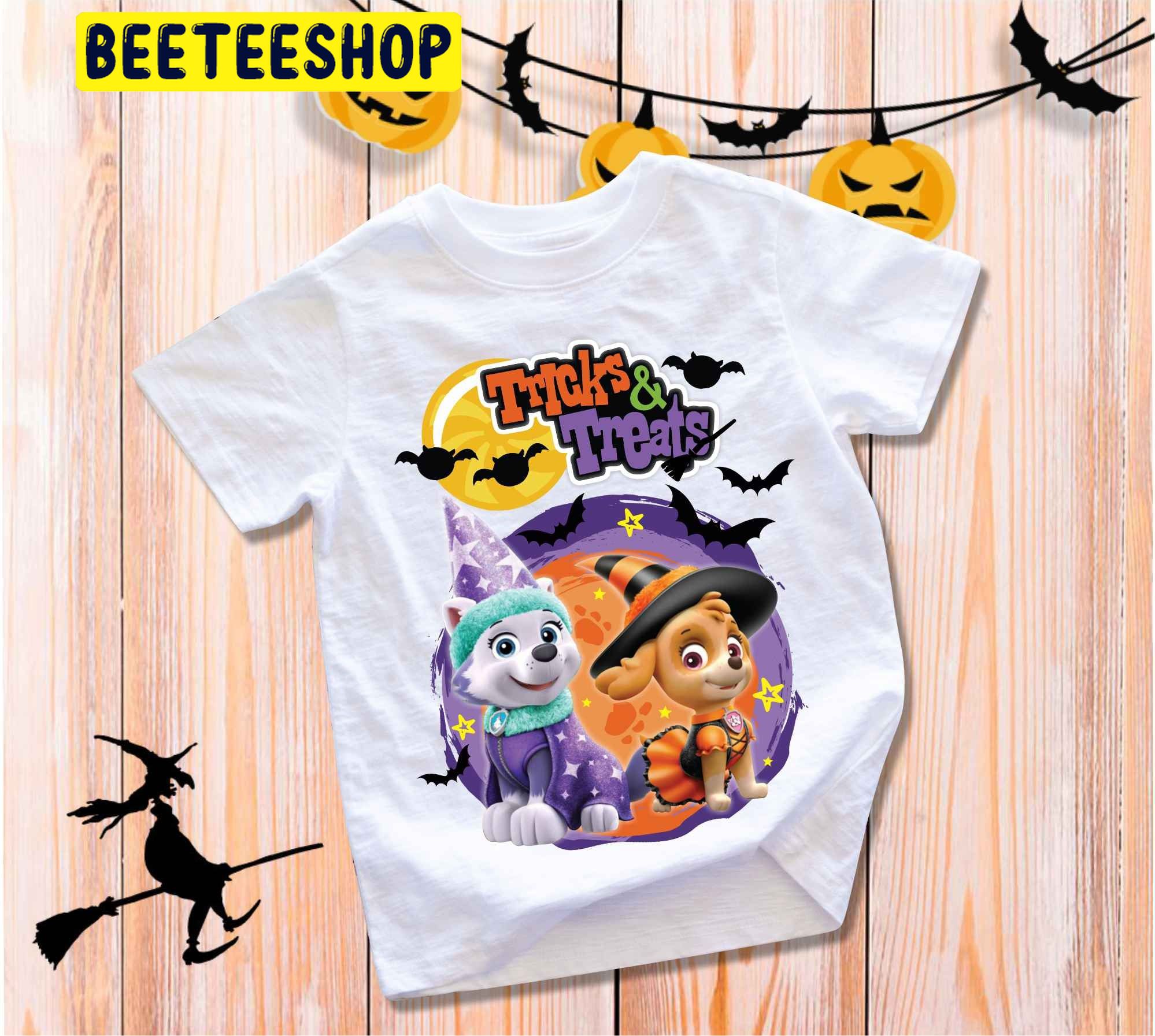 Trick Or Trear Halloween Paw Patrol Trending Unisex Shirt Trick Or Trear Halloween Paw Patrol Trending Unisex Shirt