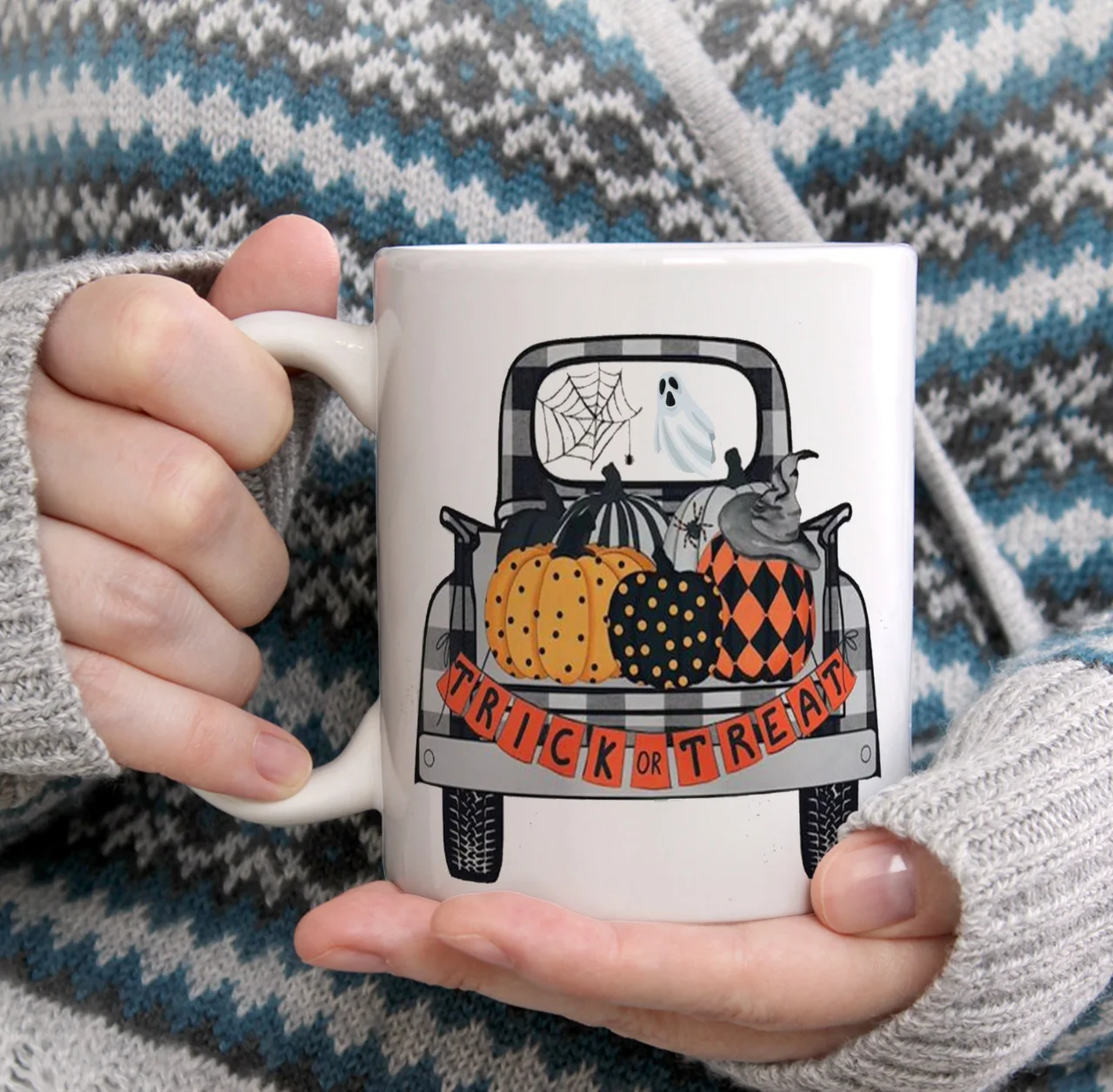 Trick Or Treat Halloween Gift Idea Mug Trick Or Treat Halloween Gift Idea Mug