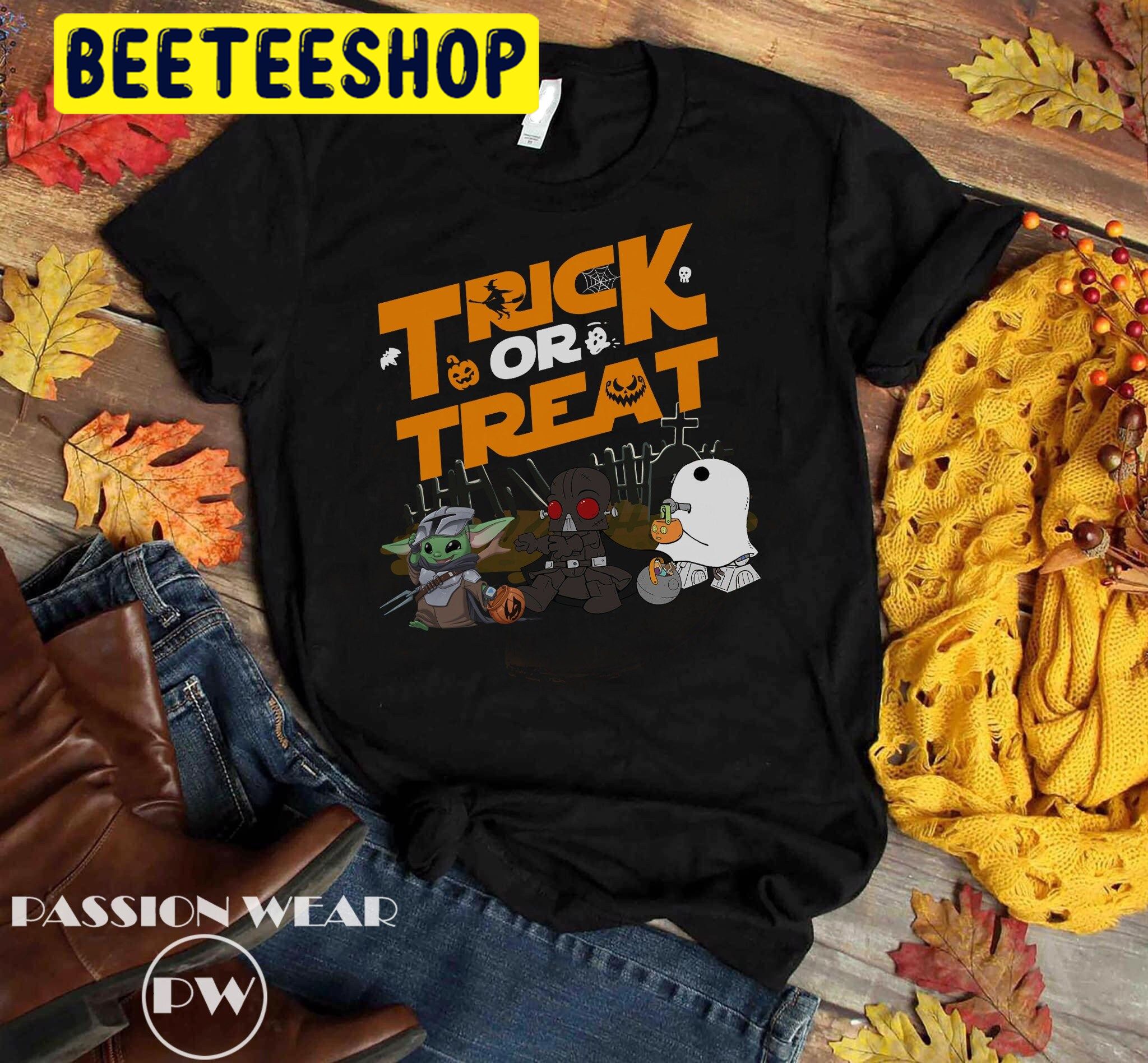 Trick Or Treat Star Wars Halloween Not So Scary Party Trending Unisex Shirt Trick Or Treat Star Wars Halloween Not So Scary Party Trending Unisex Shirt