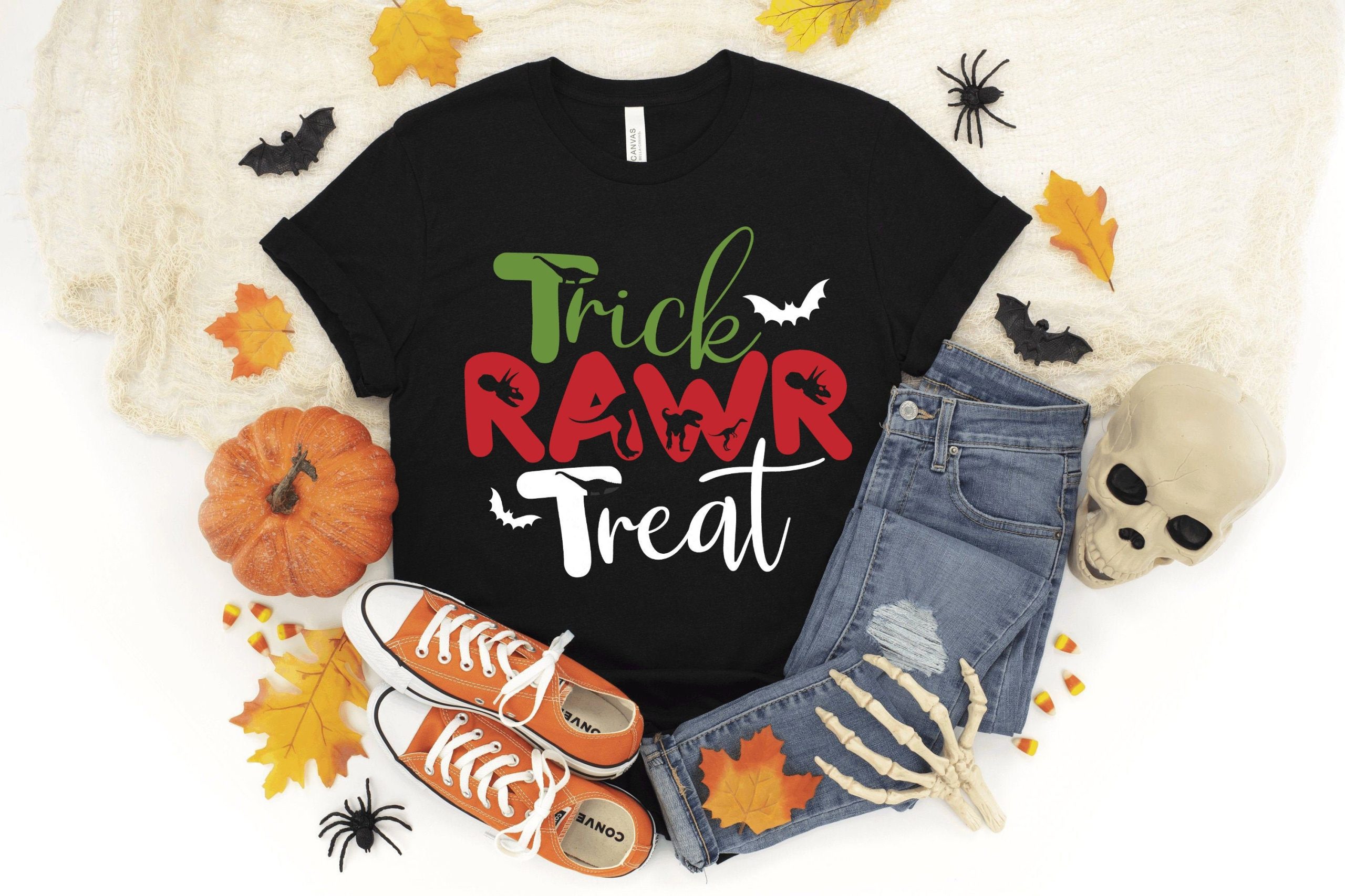 Trick RAWR Treat Shirt Trick RAWR Treat Shirt