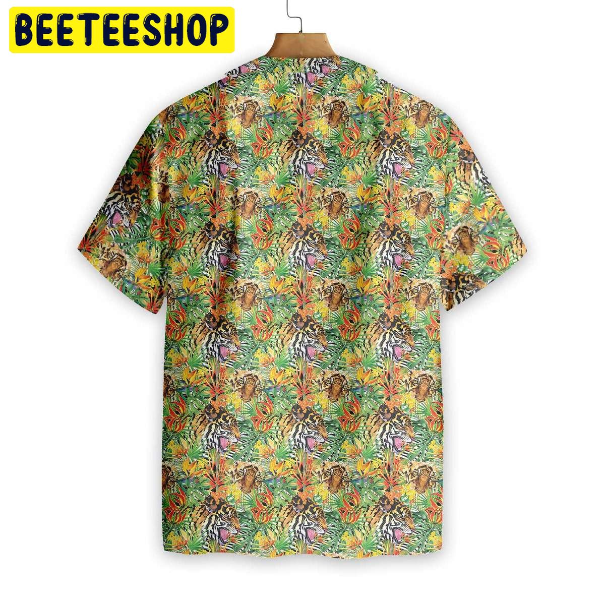 Tropical Jungle Tiger Trending Hawaiian Shirt Tropical Jungle Tiger Trending Hawaiian Shirt