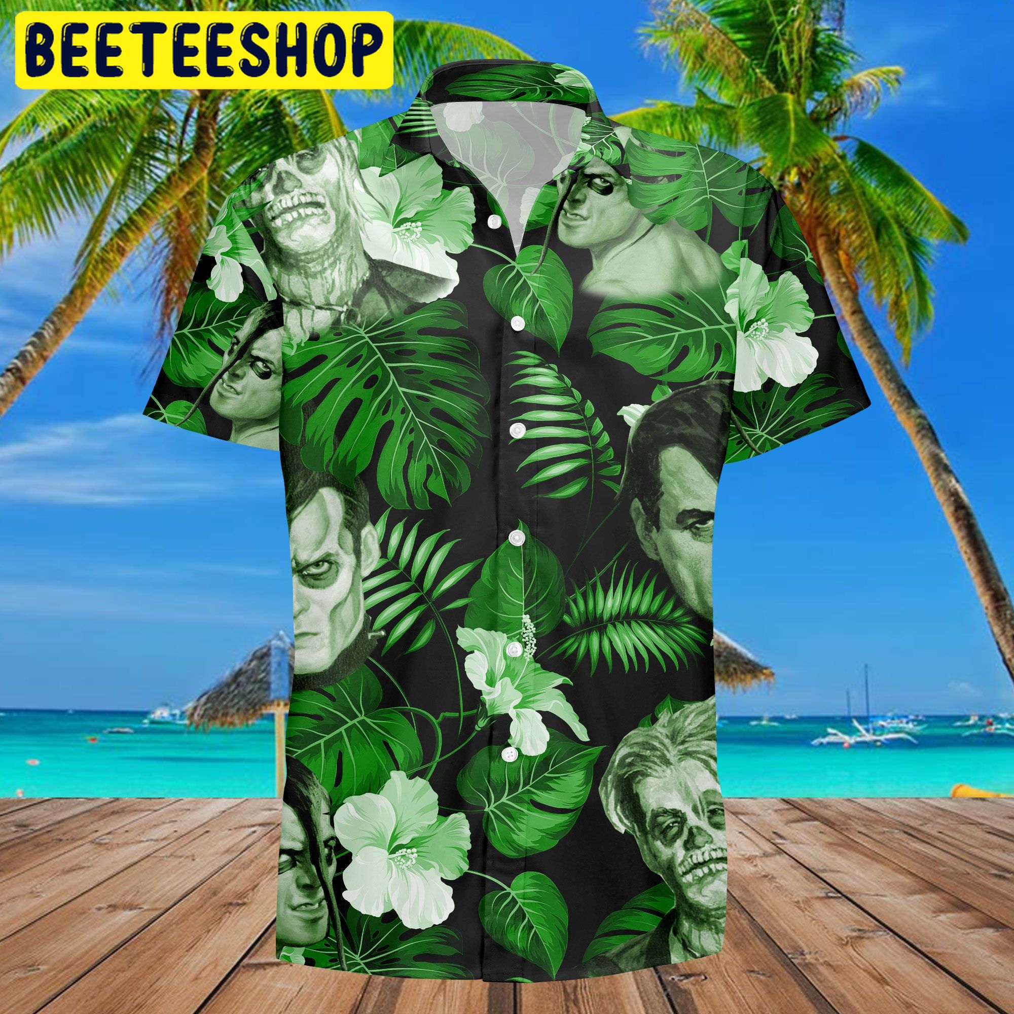 Tropical Leaf Paradise Hibicus Flowers Trending Hawaiian Shirt Tropical Leaf Paradise Hibicus Flowers Trending Hawaiian Shirt