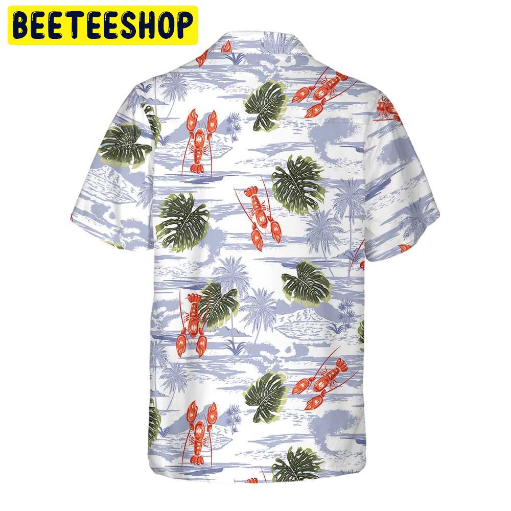 Tropical Pattern And Lobster Trending Hawaiian Shirt Tropical Pattern And Lobster Trending Hawaiian Shirt