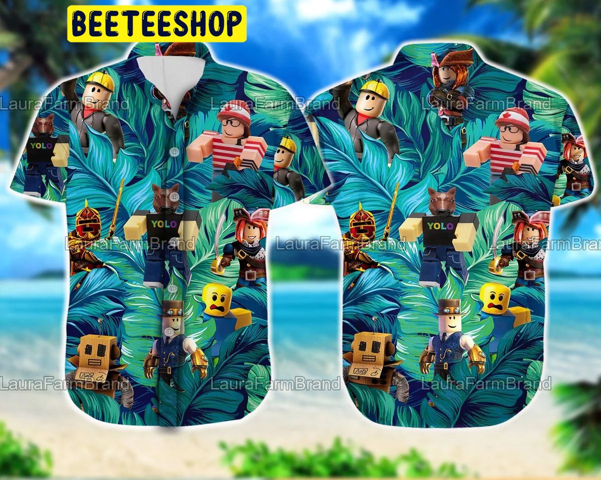 Tropical Roblox Trending Hawaiian Shirt Tropical Roblox Trending Hawaiian Shirt