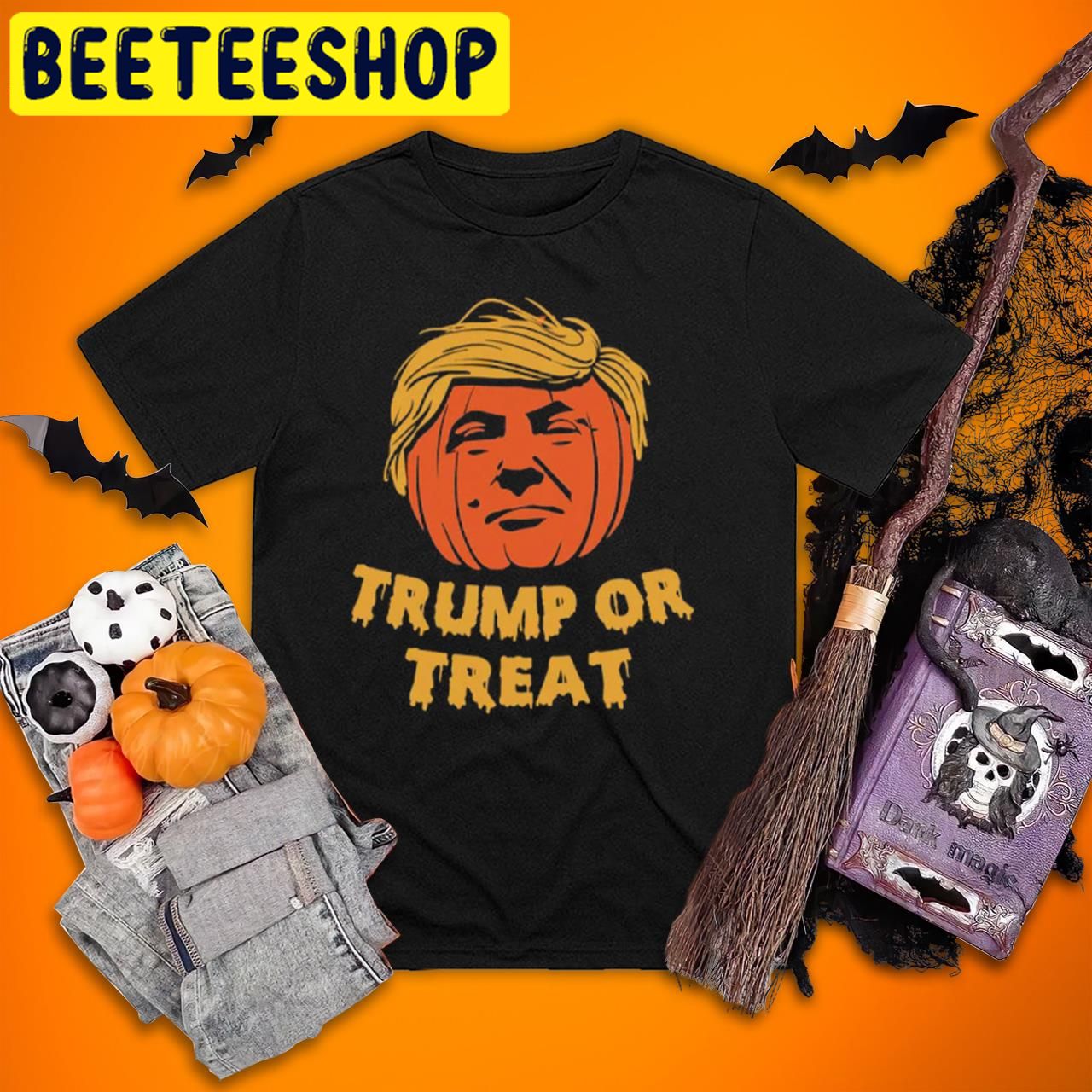 Trump Or Treat Funny Trumps Halloween Trending Unisex T-Shirt Trump Or Treat Funny Trumps Halloween Trending Unisex T-Shirt