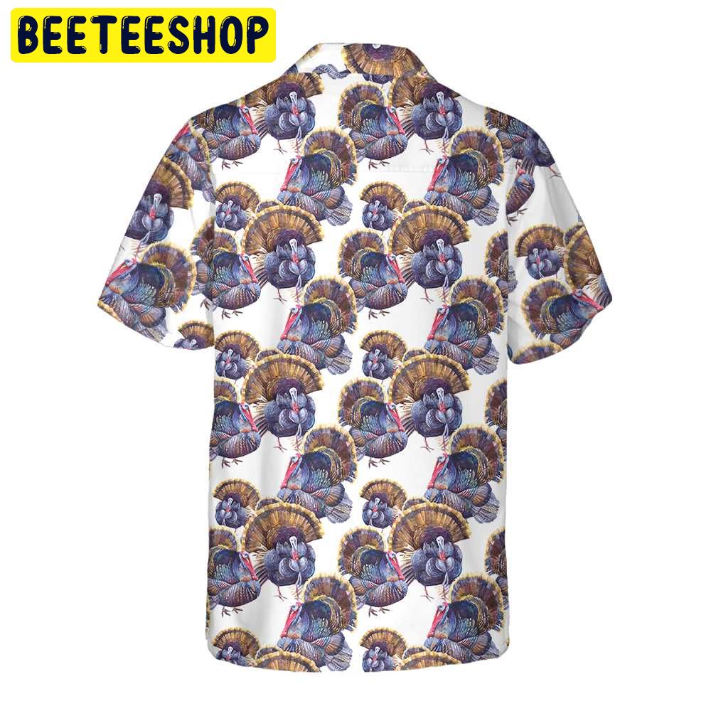 Turkey Chicken Pattern Trending Hawaiian Shirt Turkey Chicken Pattern Trending Hawaiian Shirt
