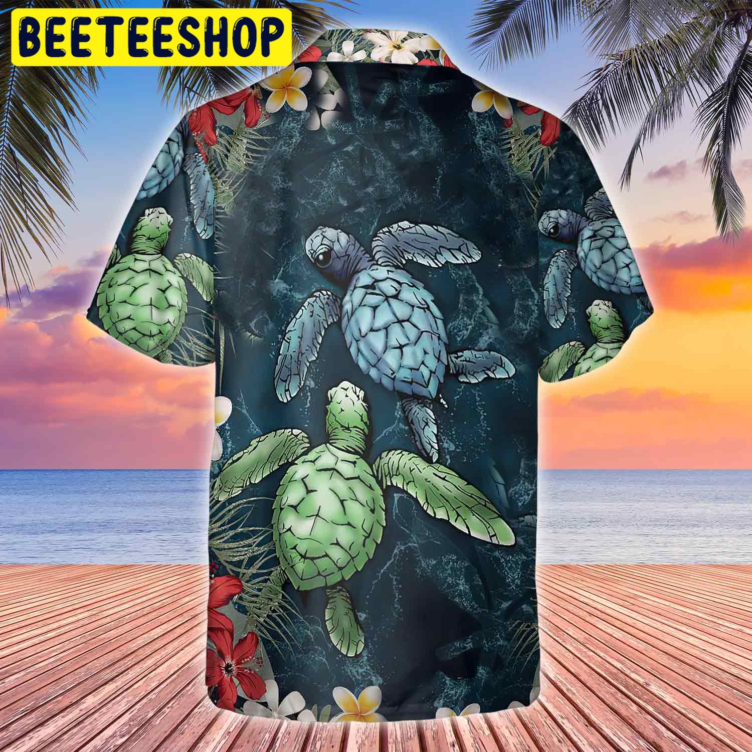 Turtle 3d Trending Hawaiian Shirt Turtle 3d Trending Hawaiian Shirt