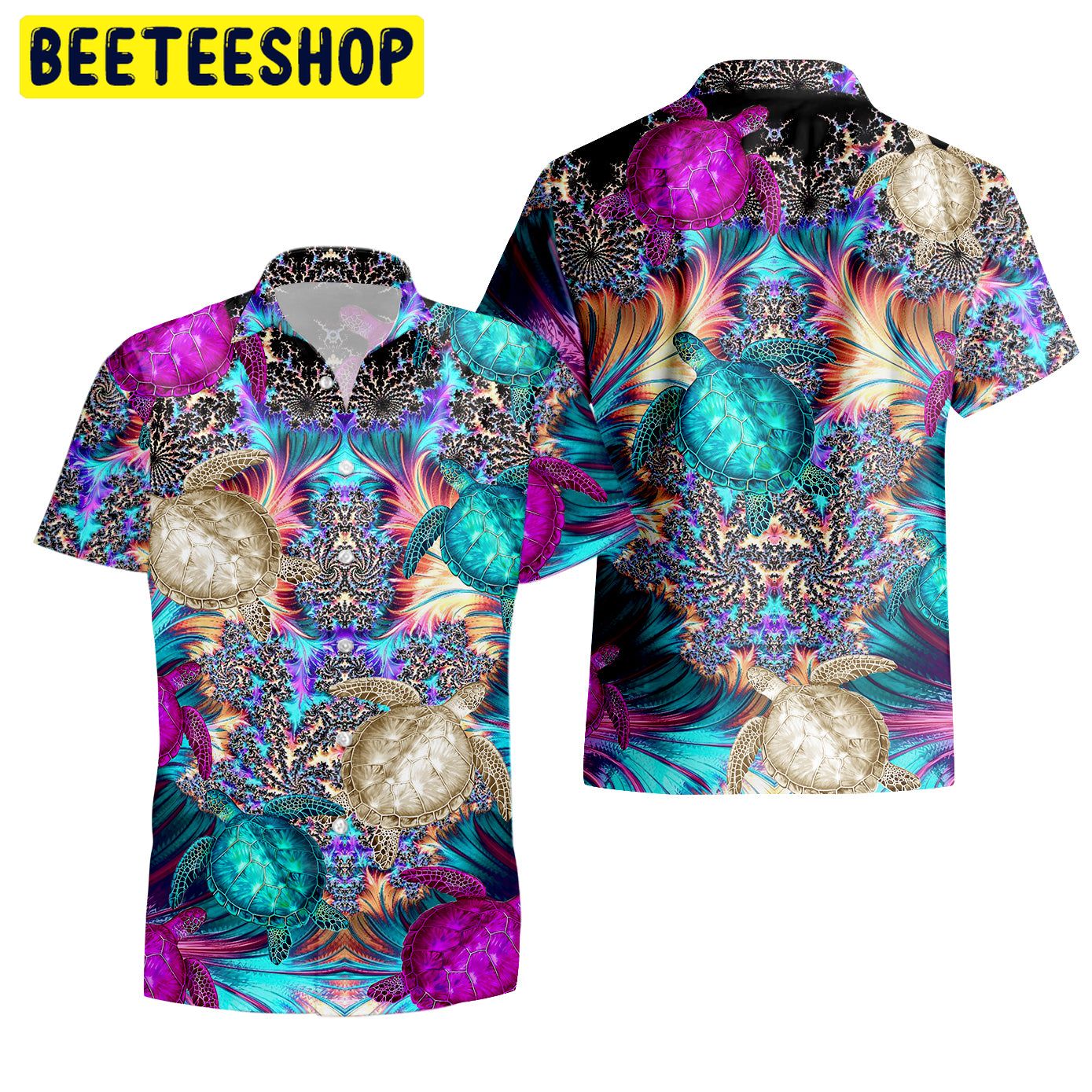 Turtle Trending Hawaiian Shirt Turtle Trending Hawaiian Shirt