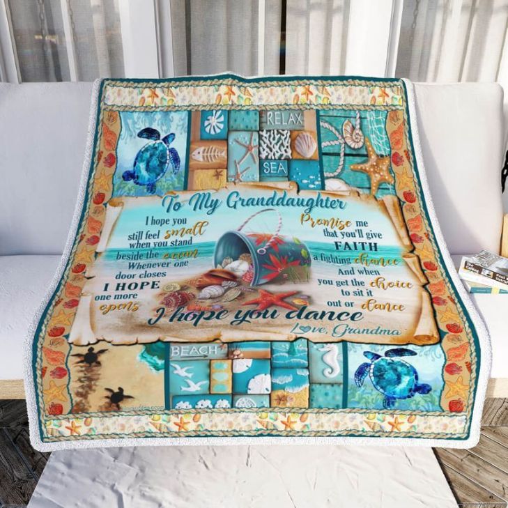 Turtles Love My Granddaughter I Hope You Dance Comfy Sofa Throw Blanket Turtles Love My Granddaughter I Hope You Dance Comfy Sofa Throw Blanket