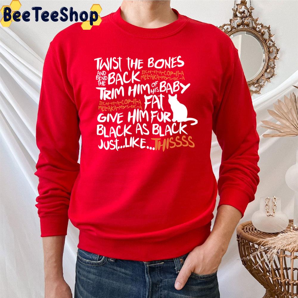 Twist The Bones And Bend The Back Binx Spell Trending Unisex T-Shirt Twist The Bones And Bend The Back Binx Spell Trending Unisex T-Shirt