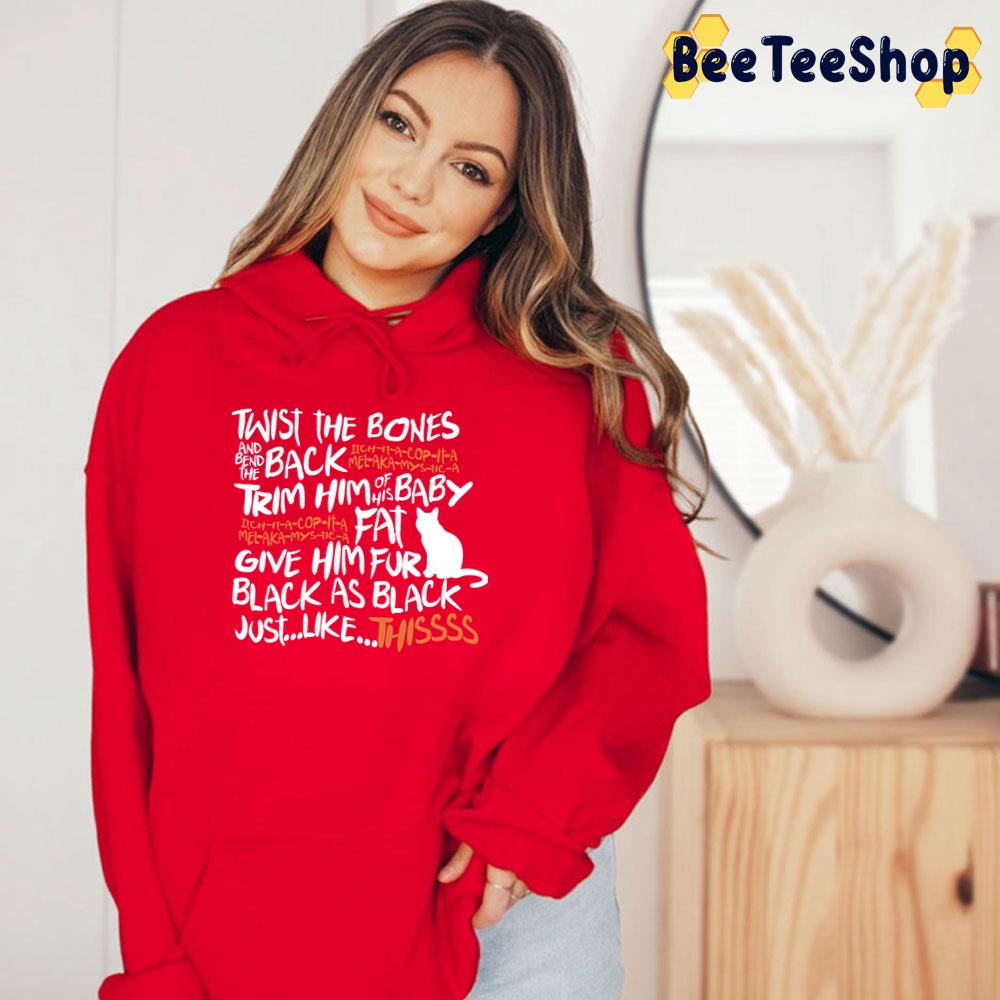 Twist The Bones And Bend The Back Binx Spell Trending Unisex T-Shirt Twist The Bones And Bend The Back Binx Spell Trending Unisex T-Shirt