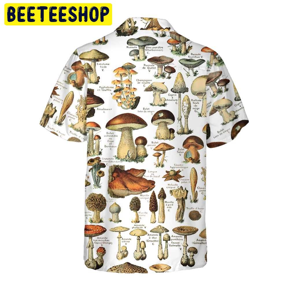 Types Of Mushroom Trending Hawaiian Shirt Types Of Mushroom Trending Hawaiian Shirt