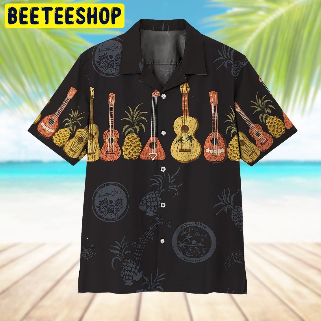 Ukulele Trending Hawaiian Shirt Ukulele Trending Hawaiian Shirt
