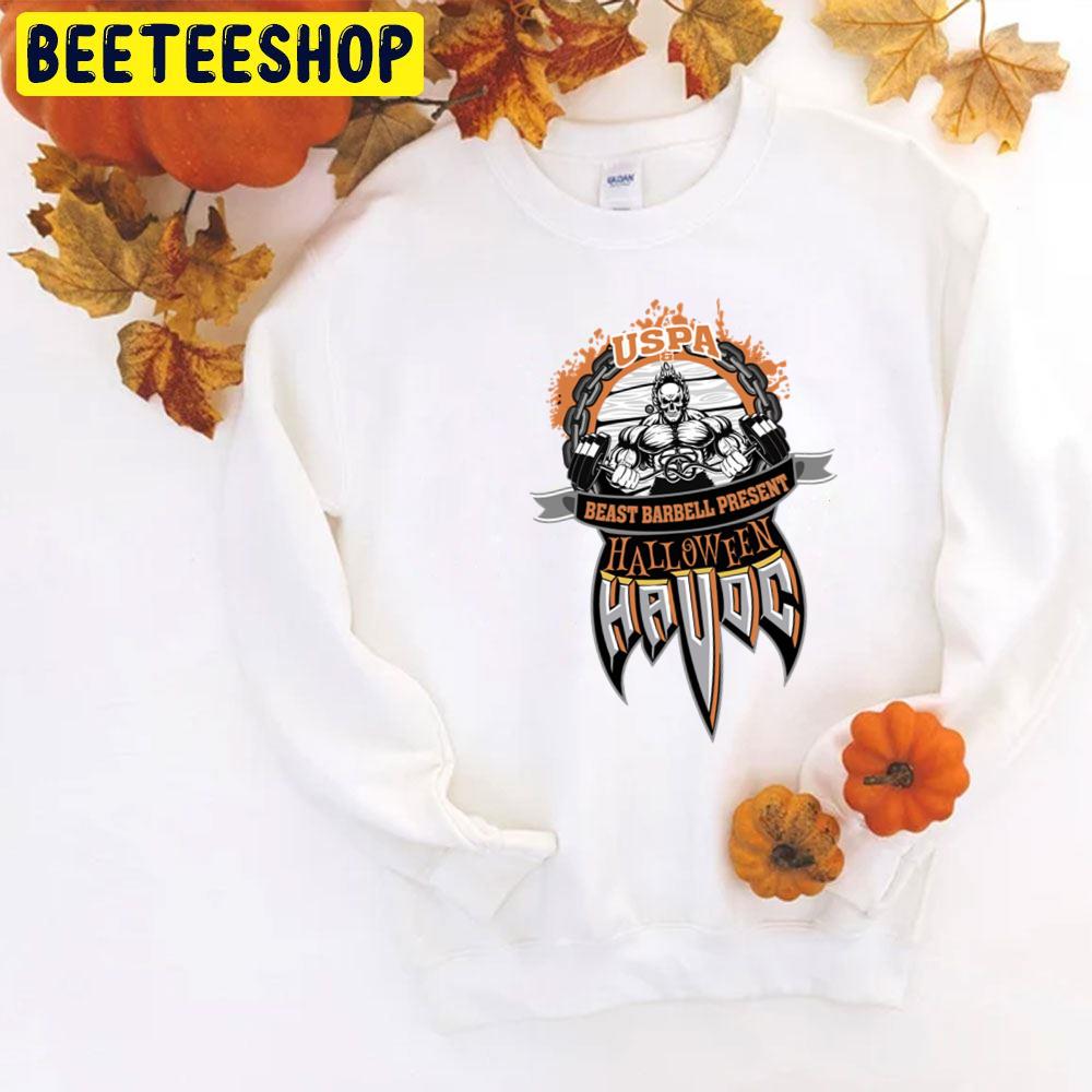 Uspa And Beast Barell Present Halloween Havoc Trending Unisex T-Shirt Uspa And Beast Barell Present Halloween Havoc Trending Unisex T-Shirt