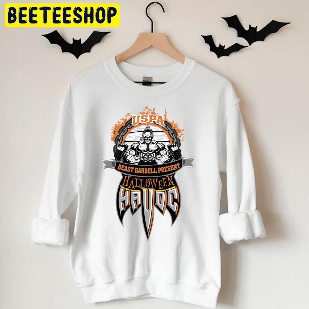 Uspa And Beast Barell Present Halloween Havoc Trending Unisex T-Shirt Uspa And Beast Barell Present Halloween Havoc Trending Unisex T-Shirt