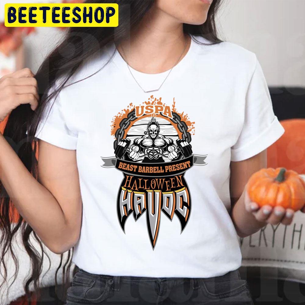 Uspa And Beast Barell Present Halloween Havoc Trending Unisex T-Shirt Uspa And Beast Barell Present Halloween Havoc Trending Unisex T-Shirt