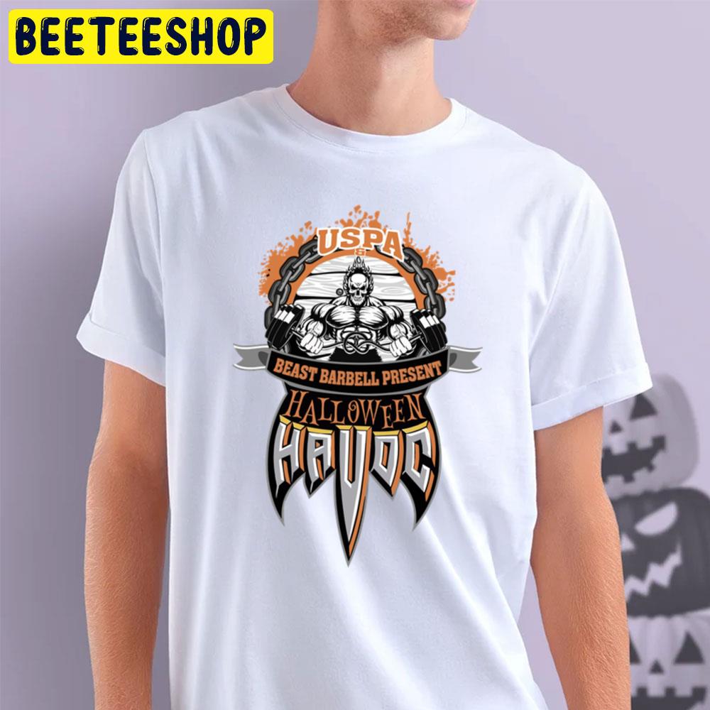Uspa And Beast Barell Present Halloween Havoc Trending Unisex T-Shirt Uspa And Beast Barell Present Halloween Havoc Trending Unisex T-Shirt