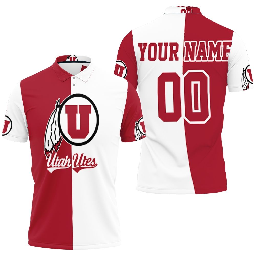 Utah Utes Mascot For Utes Fans Personalized 3D All Over Print Polo Shirt Utah Utes Mascot For Utes Fans Personalized 3D All Over Print Polo Shirt
