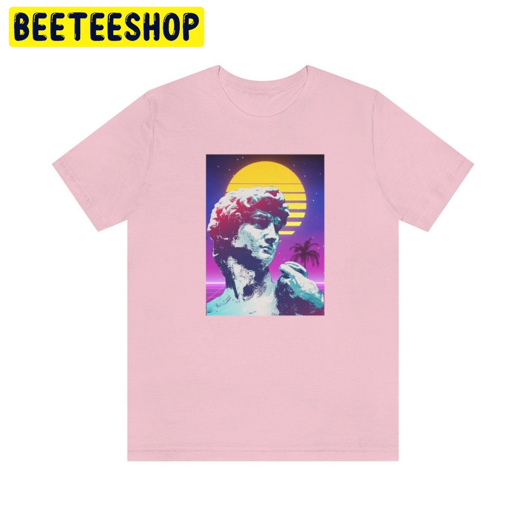 Vaporwave Statue Cyber Punk Style Trending Unisex Shirt Vaporwave Statue Cyber Punk Style Trending Unisex Shirt