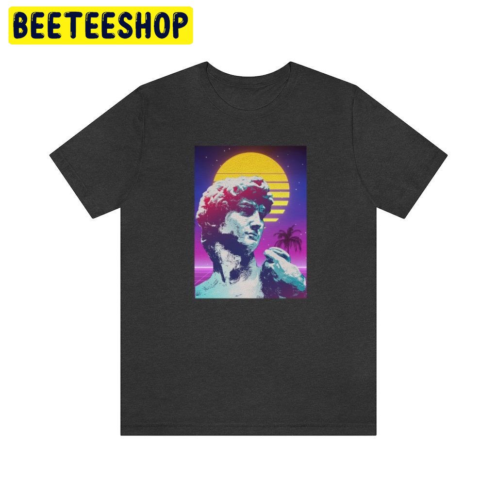 Vaporwave Statue Cyber Punk Style Trending Unisex Shirt Vaporwave Statue Cyber Punk Style Trending Unisex Shirt