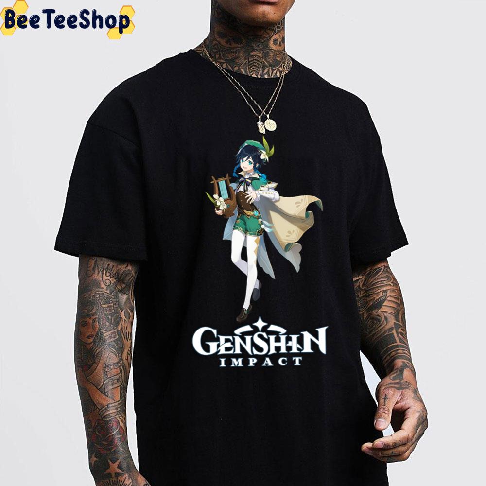 Venti Genshin Impact Trending Unisex T-Shirt Venti Genshin Impact Trending Unisex T-Shirt