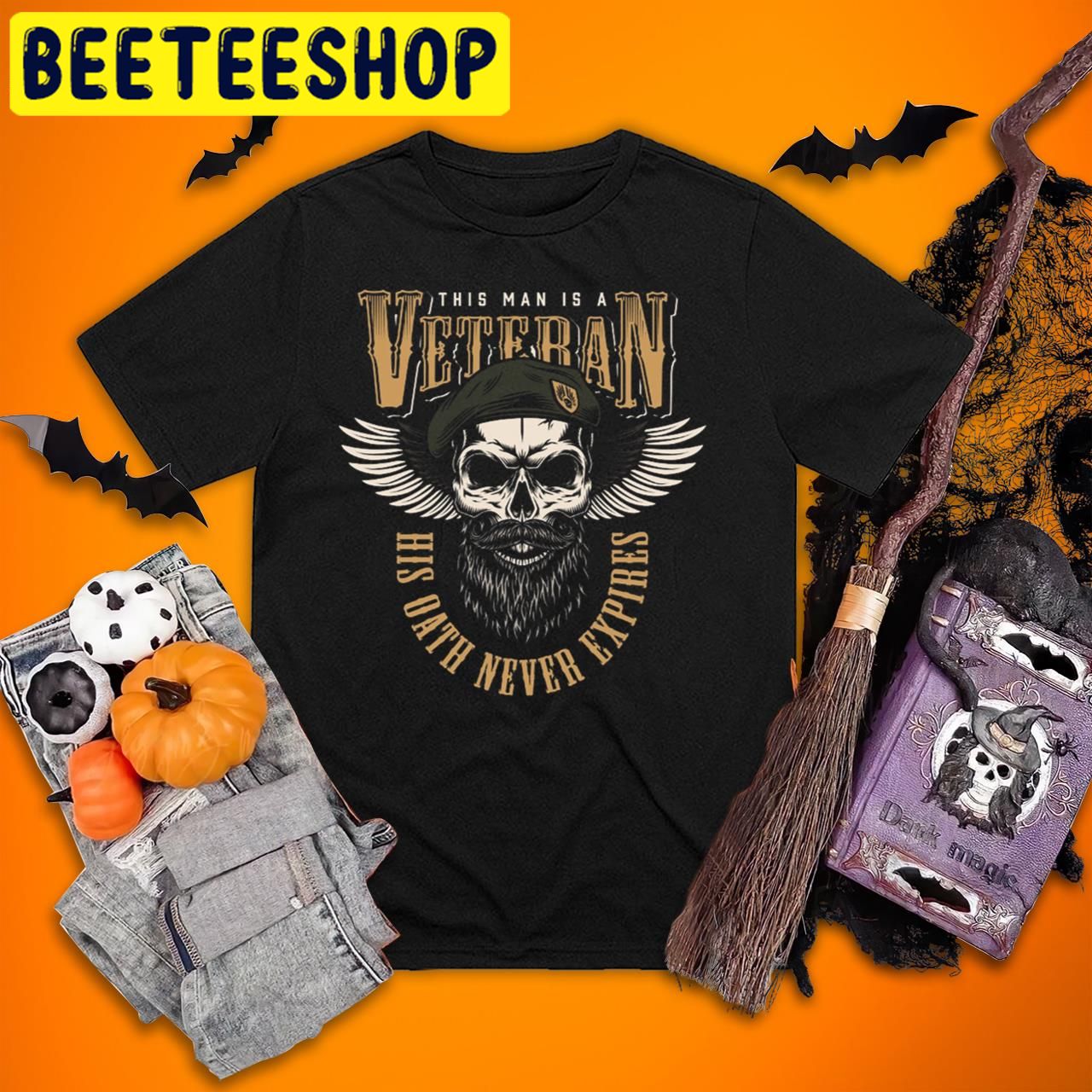 Veteran His Oath Never Expires Halloween Trending Unisex T-Shirt Veteran His Oath Never Expires Halloween Trending Unisex T-Shirt