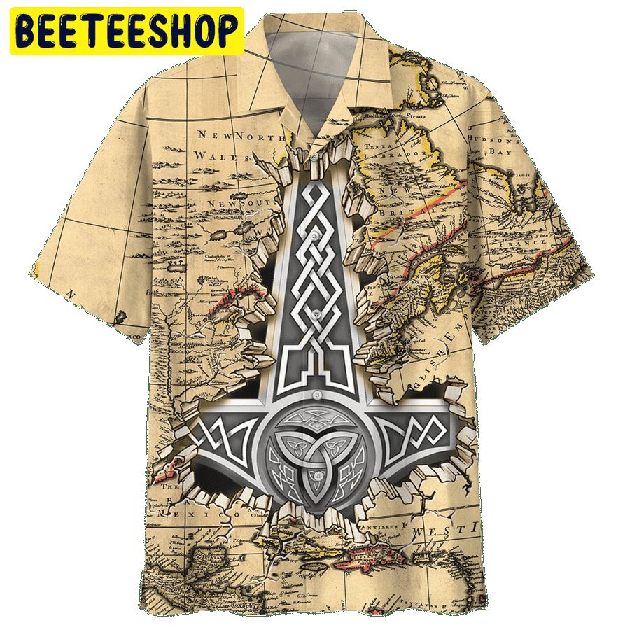 Viking Art Trending Hawaiian Shirt Viking Art Trending Hawaiian Shirt