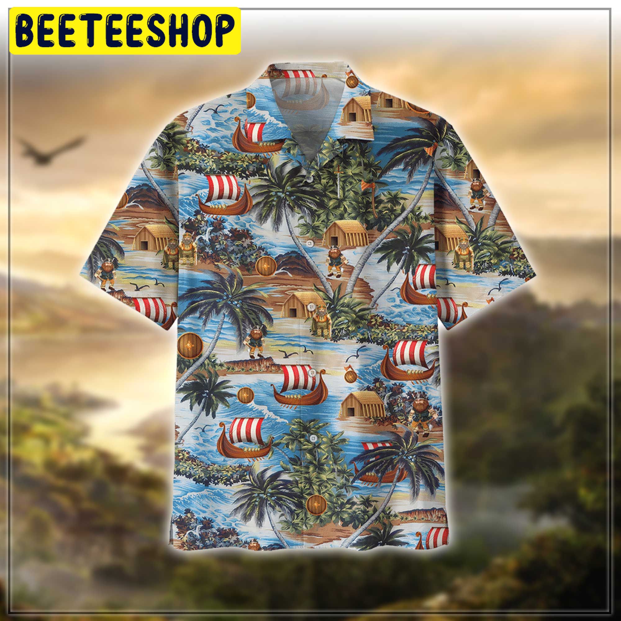 Viking Design Trending Hawaiian Shirt Viking Design Trending Hawaiian Shirt