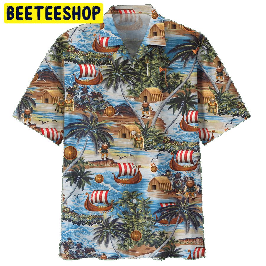 Viking Design Trending Hawaiian Shirt Viking Design Trending Hawaiian Shirt