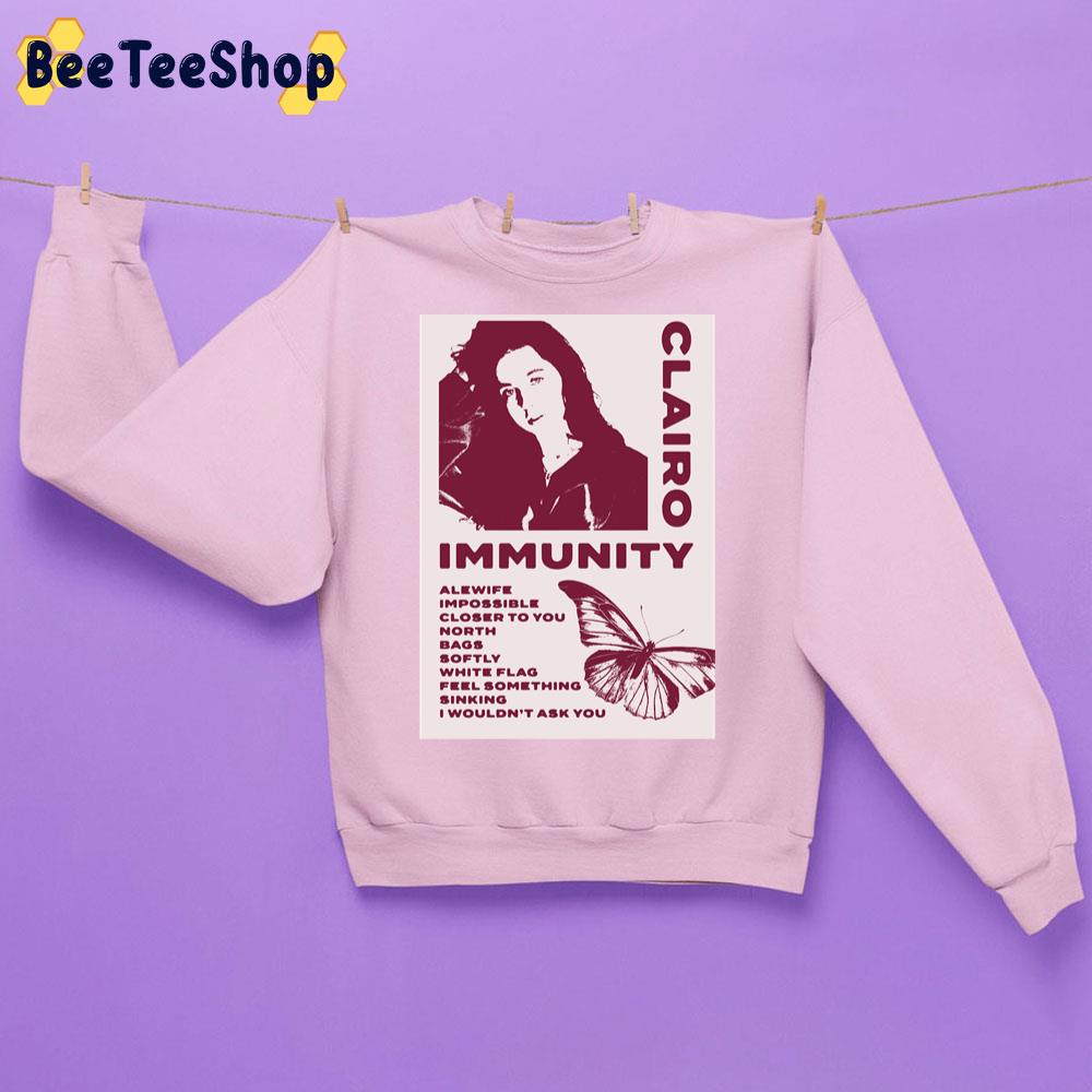Vintage Art Clairo Immunity Trending Unisex Sweatshirt Vintage Art Clairo Immunity Trending Unisex Sweatshirt