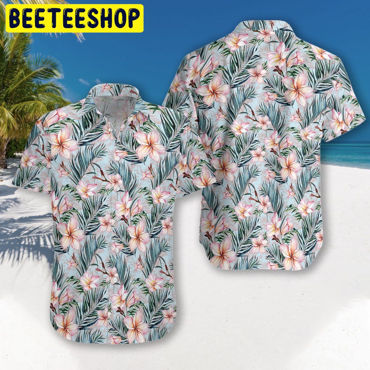 Vintage Art Flower Trending Hawaiian Shirt Vintage Art Flower Trending Hawaiian Shirt