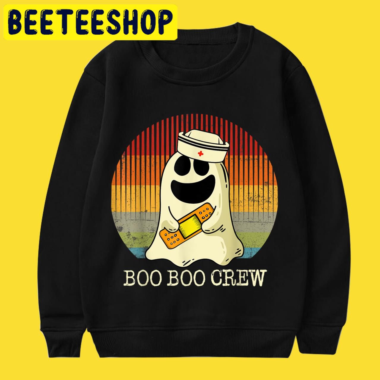 Vintage Boo Boo Crew Nurse Ghost Costume Halloween Trending Unisex T-Shirt Vintage Boo Boo Crew Nurse Ghost Costume Halloween Trending Unisex T-Shirt
