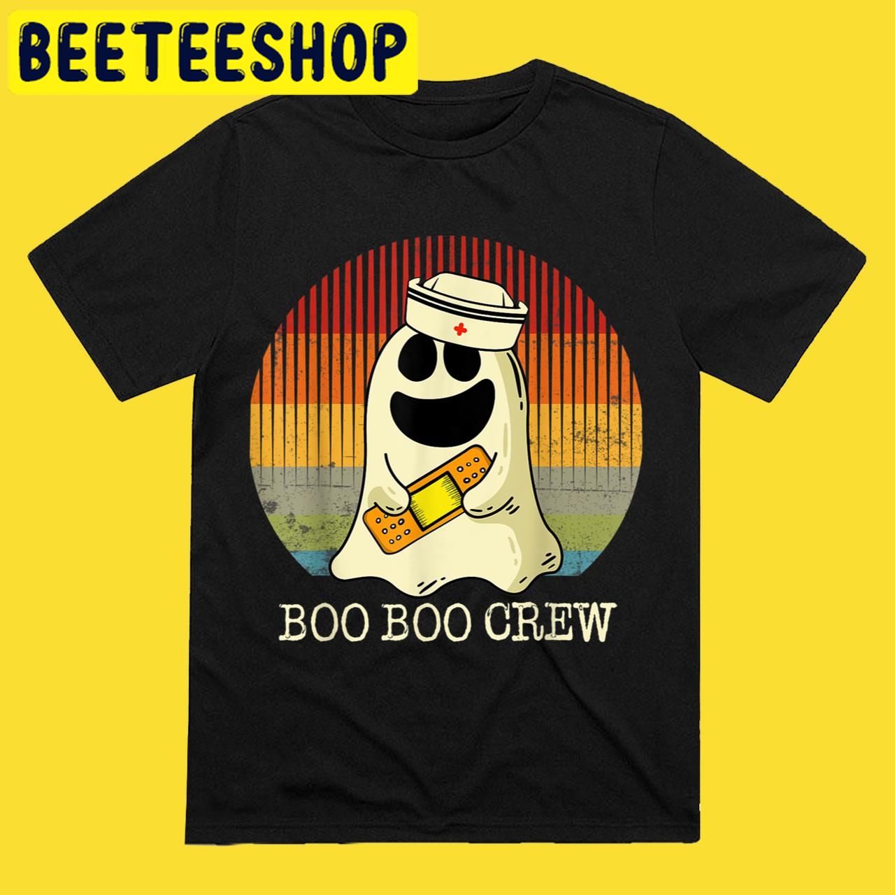 Vintage Boo Boo Crew Nurse Ghost Costume Halloween Trending Unisex T-Shirt Vintage Boo Boo Crew Nurse Ghost Costume Halloween Trending Unisex T-Shirt