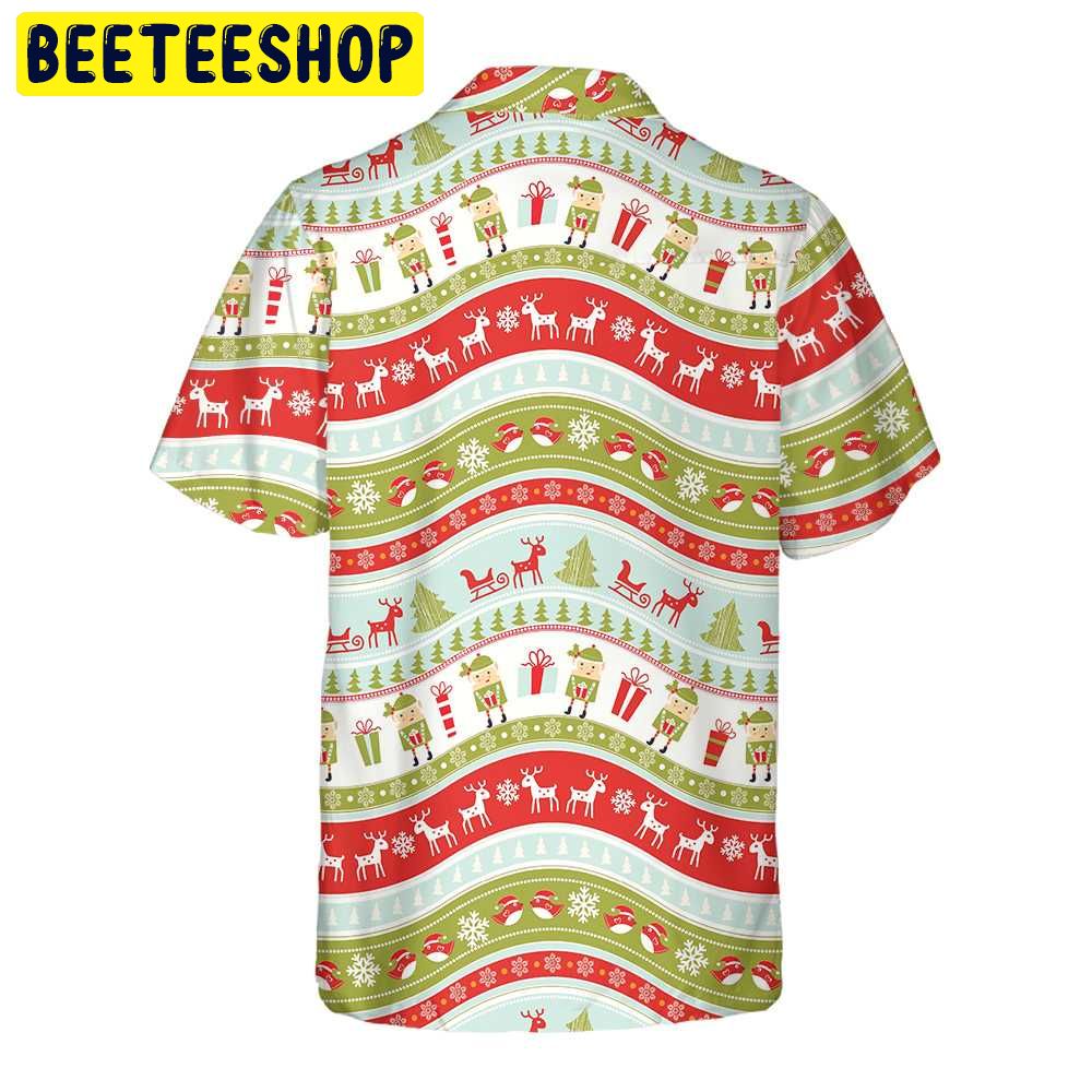 Vintage Christmas Elf Trending Hawaiian Shirt Vintage Christmas Elf Trending Hawaiian Shirt
