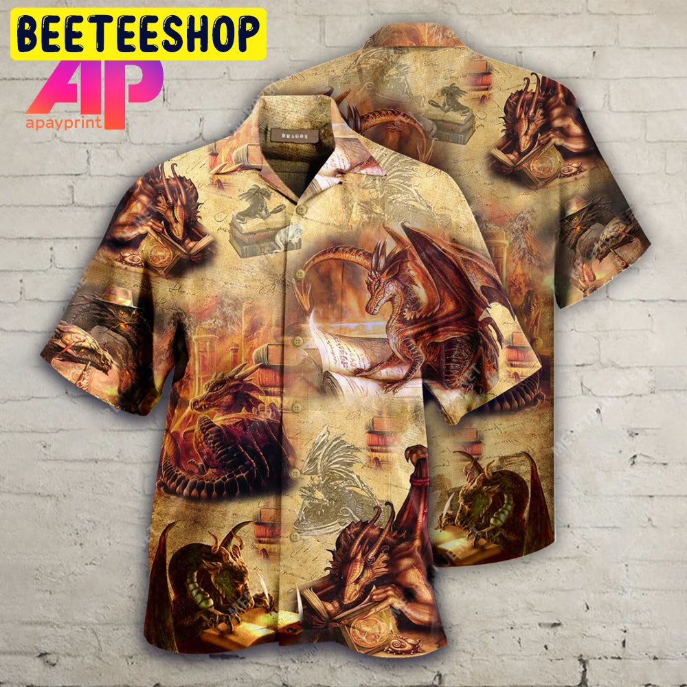Vintage Design Dragon Trending Hawaiian Shirt Vintage Design Dragon Trending Hawaiian Shirt