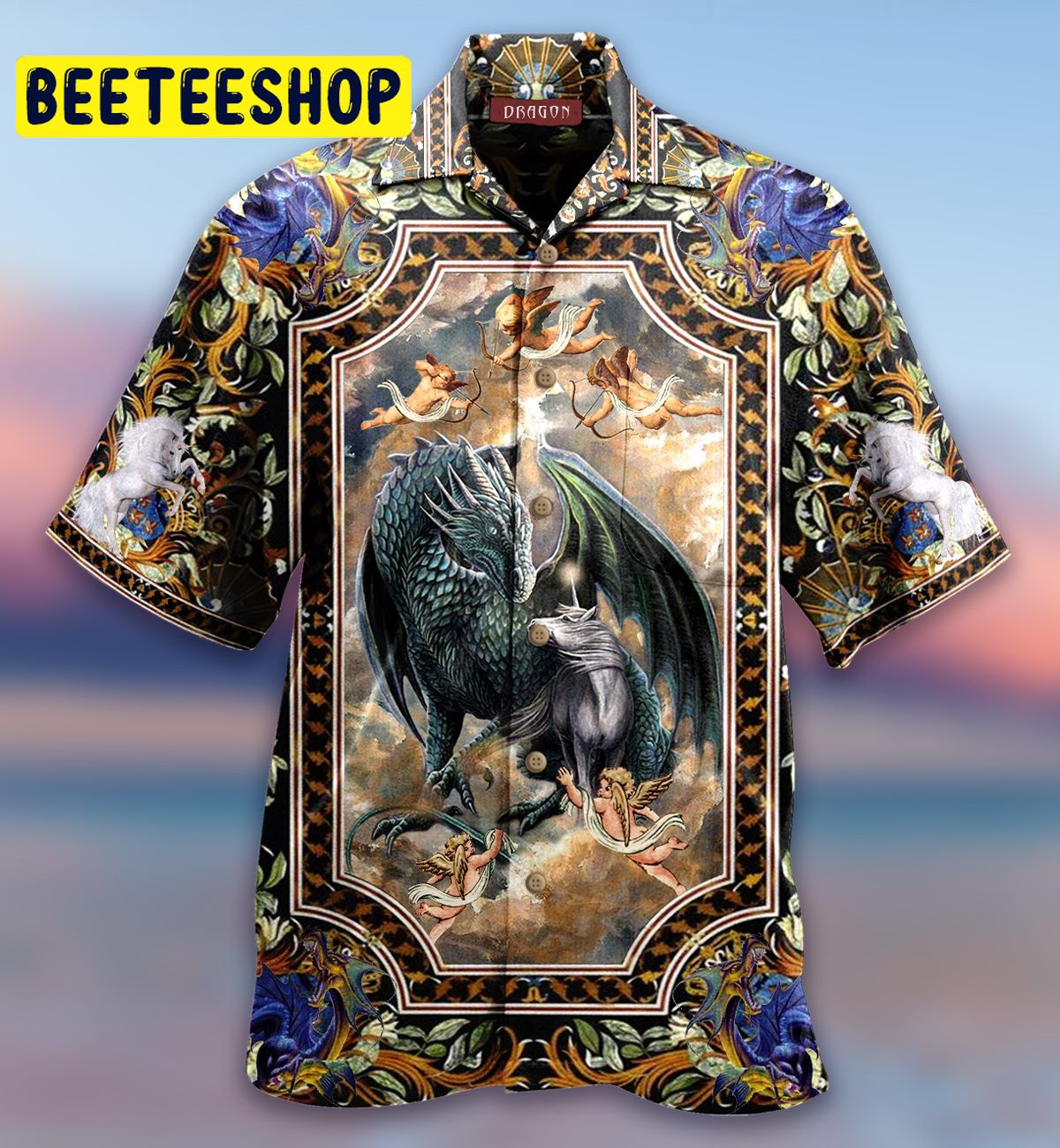 Vintage Dragon Trending Hawaiian Shirt Vintage Dragon Trending Hawaiian Shirt