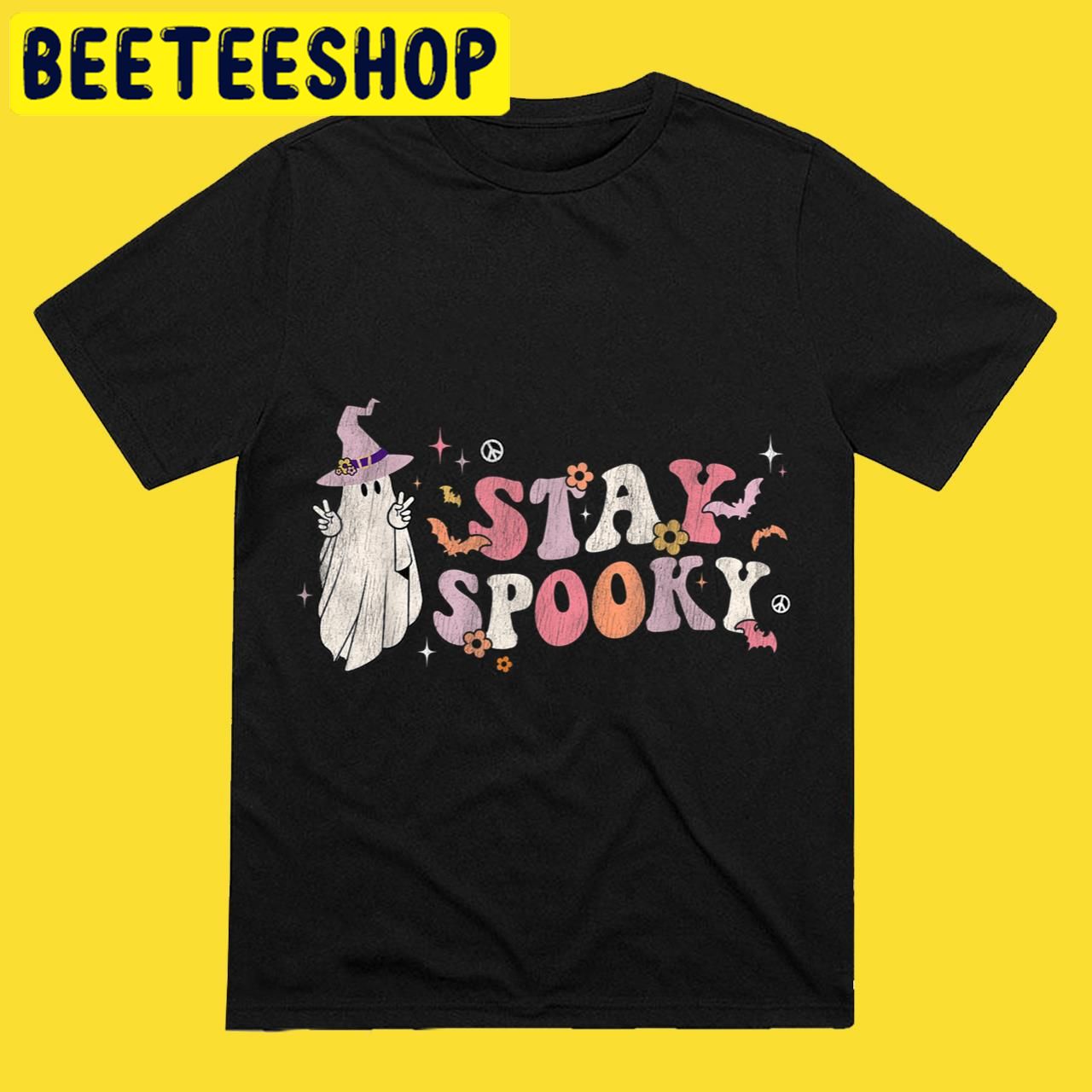 Vintage Groovy Stay Spooky 2022 Halloween Trending Unisex T-Shirt Vintage Groovy Stay Spooky 2022 Halloween Trending Unisex T-Shirt