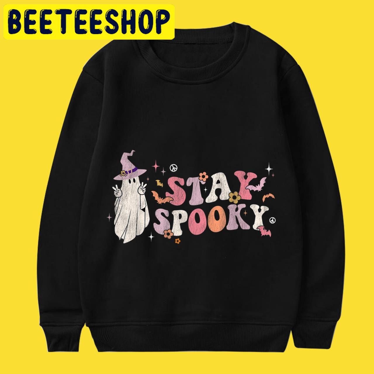 Vintage Groovy Stay Spooky 2022 Halloween Trending Unisex T-Shirt Vintage Groovy Stay Spooky 2022 Halloween Trending Unisex T-Shirt