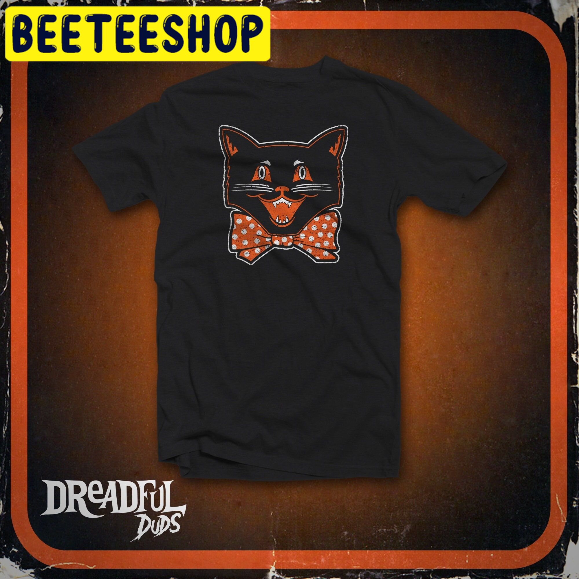 Vintage Inspired Halloween Black Cat Halloween Trending Unisex Shirt Vintage Inspired Halloween Black Cat Halloween Trending Unisex Shirt