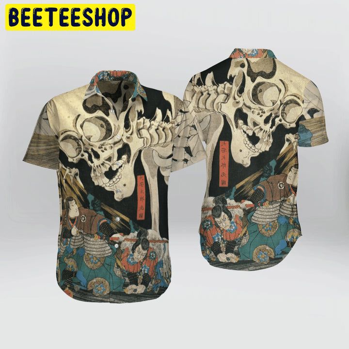 Vintage Japanese Aesthetic Ukiyoe Trending Hawaiian Shirt Vintage Japanese Aesthetic Ukiyoe Trending Hawaiian Shirt