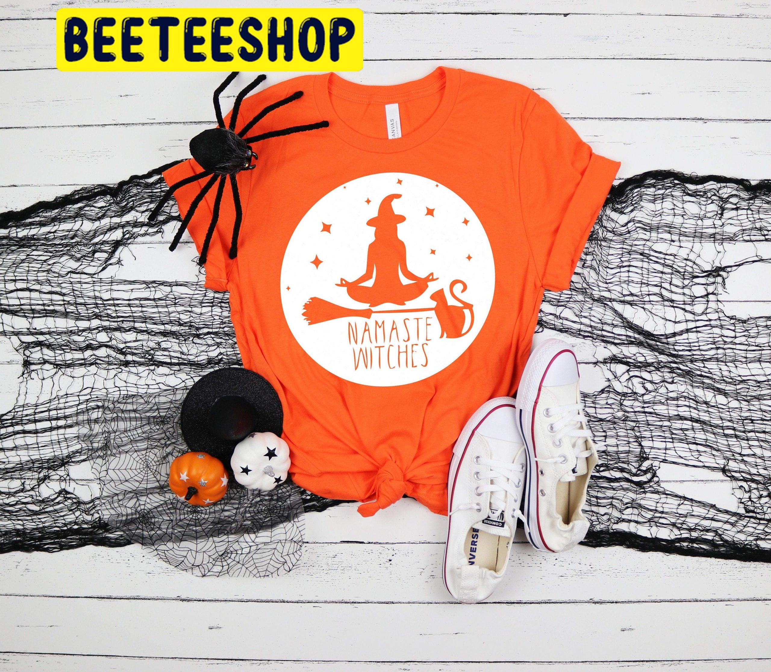 Vintage Namaste Witches Yoga Halloween Trending Unisex Shirt Vintage Namaste Witches Yoga Halloween Trending Unisex Shirt