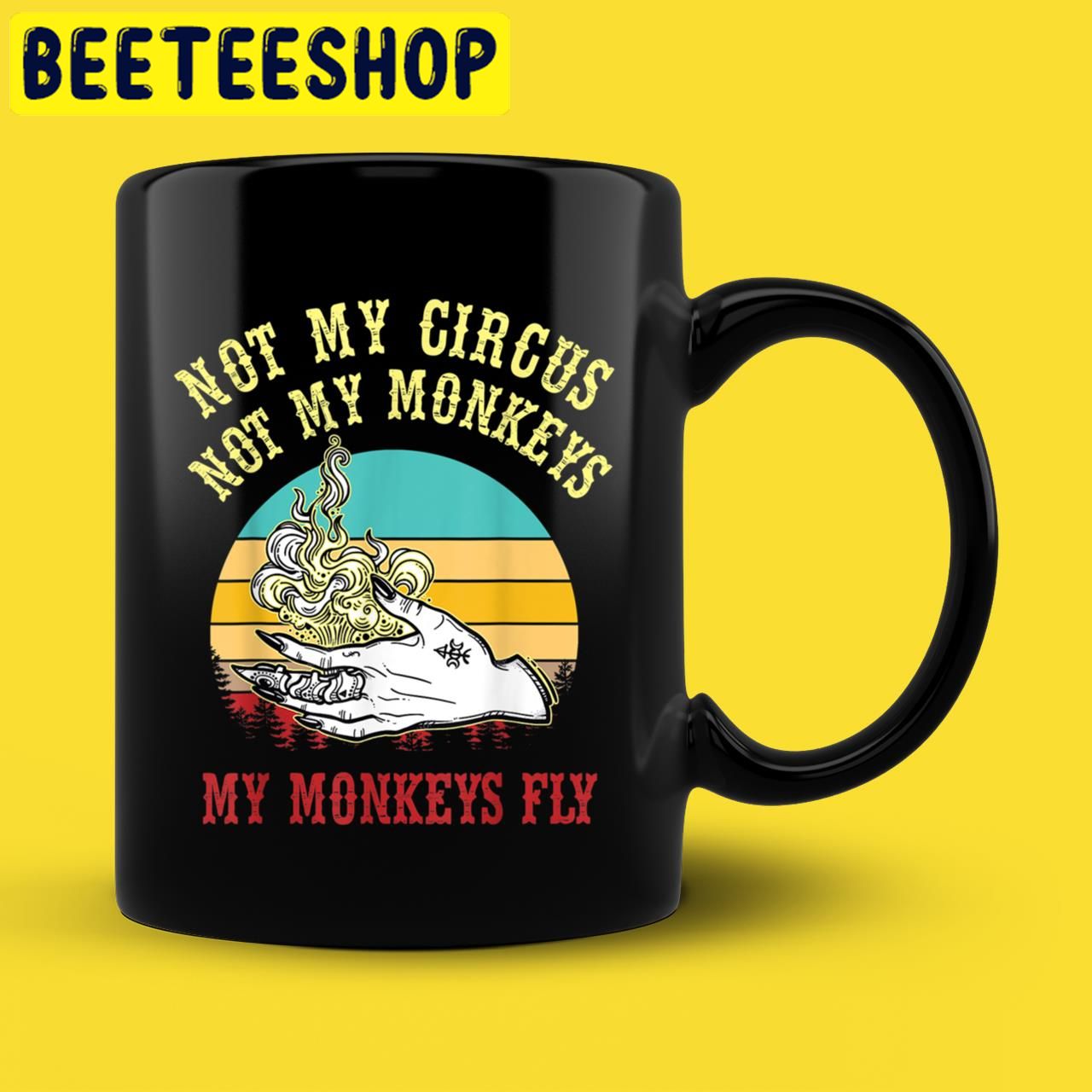 Vintage Not My Circus Not My Monkeys My Monkeys Fly Halloween Trending Unisex T-Shirt Vintage Not My Circus Not My Monkeys My Monkeys Fly Halloween Trending Unisex T-Shirt