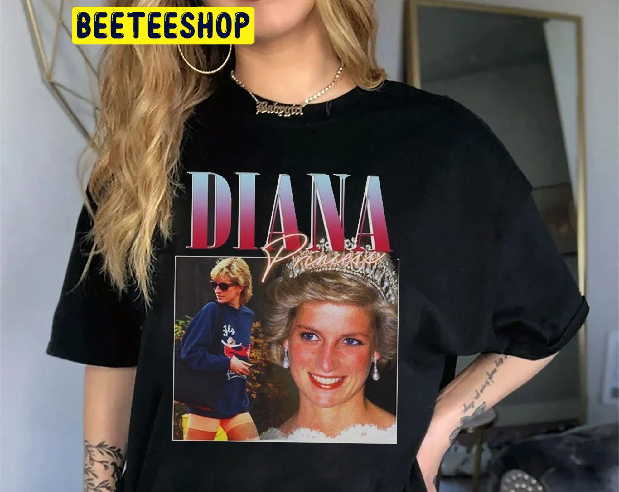 Vintage Princess Diana 80s Vintage Trending Unisex Shirt Vintage Princess Diana 80s Vintage Trending Unisex Shirt