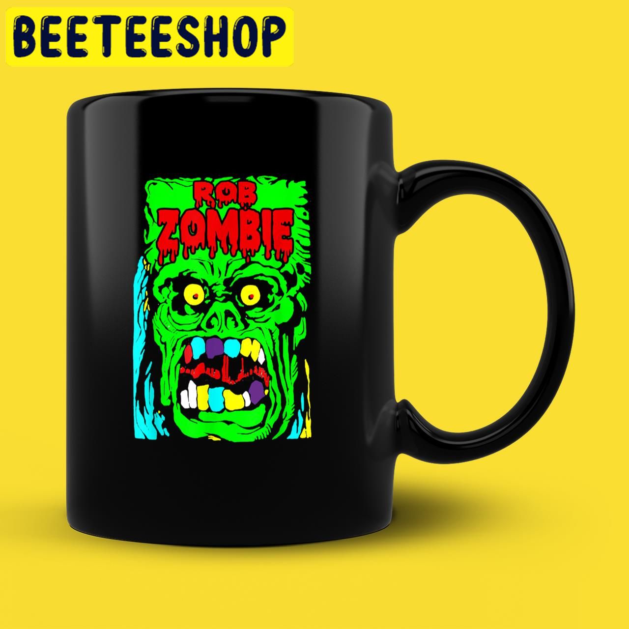 Vintage Retro Rob Animals Green Zombie Ugly Face Rob Zombie Halloween Trending Unisex T-Shirt Vintage Retro Rob Animals Green Zombie Ugly Face Rob Zombie Halloween Trending Unisex T-Shirt