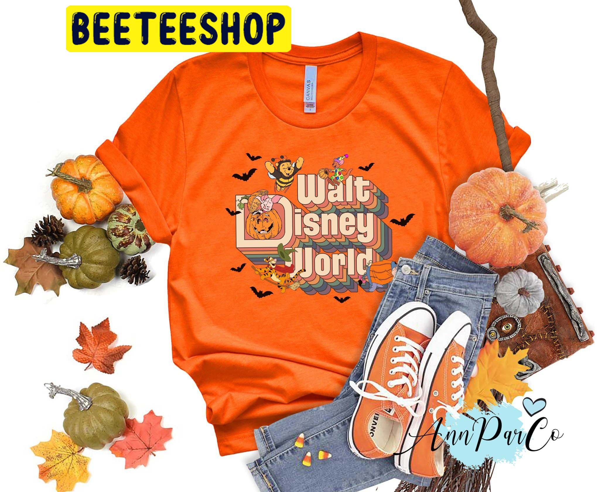 Vintage Retro Walt Disney World Pooh And Friends Halloween Trending Unisex Shirt Vintage Retro Walt Disney World Pooh And Friends Halloween Trending Unisex Shirt
